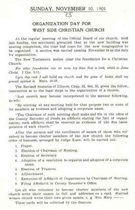 1901 Organization