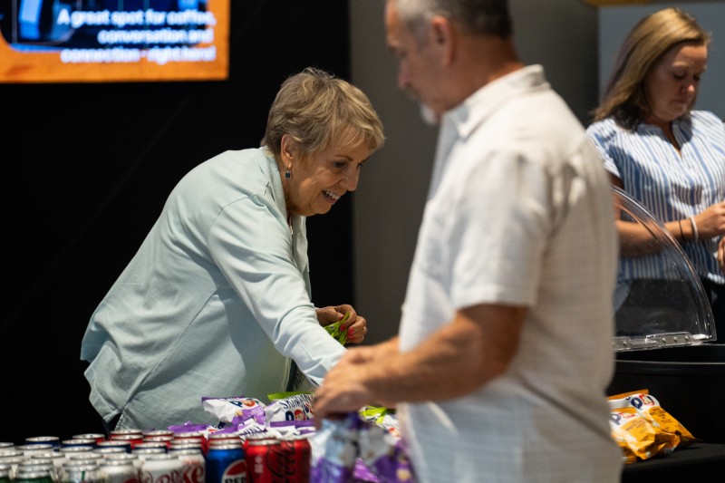 Volunteer during At the Movies